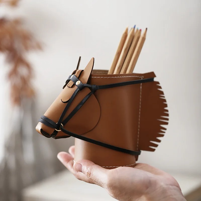Luxury Leather Horse-head Stor - Luxury Skincare Accessories review and price