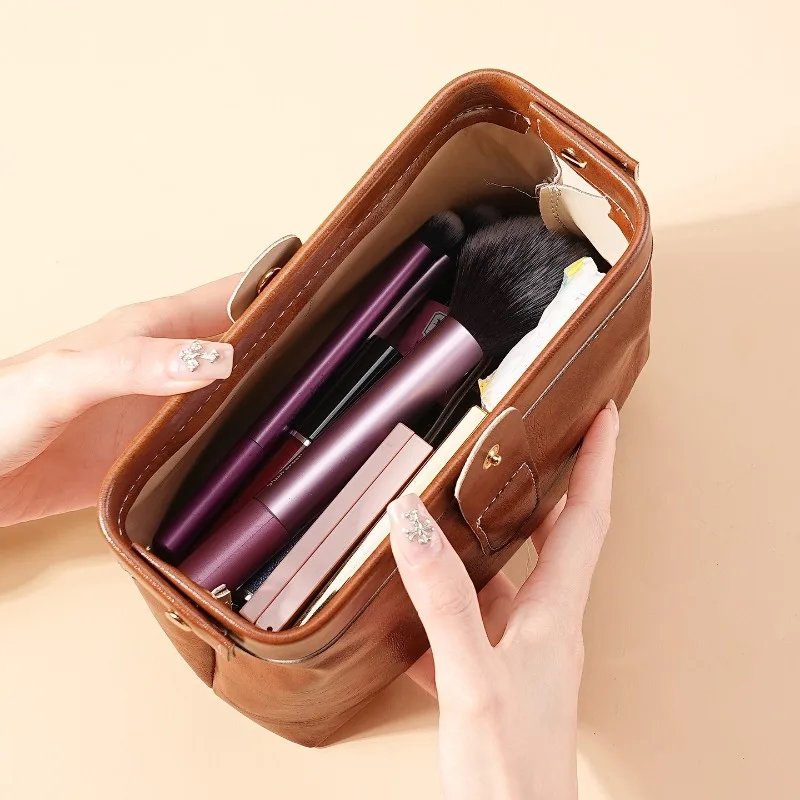Vintage PU Leather Luxury Cosm - Luxury Skincare Accessories review and price